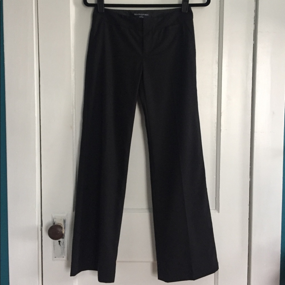 Banana Republic Black lined trousers